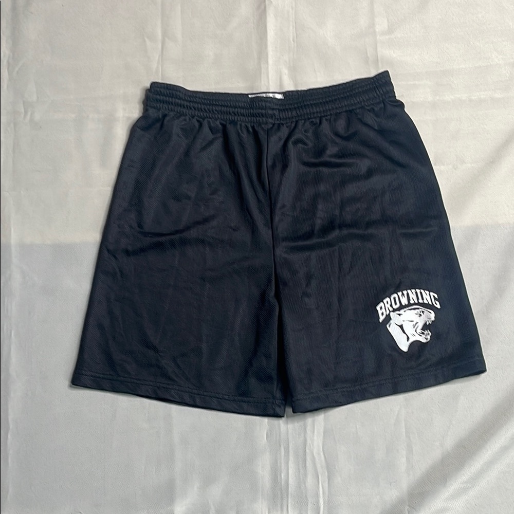 BROWNING Black Drawstring Athletic Shorts